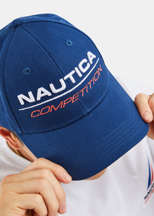 Nautica Competition Tappa Snapback Cap - Navy - Side