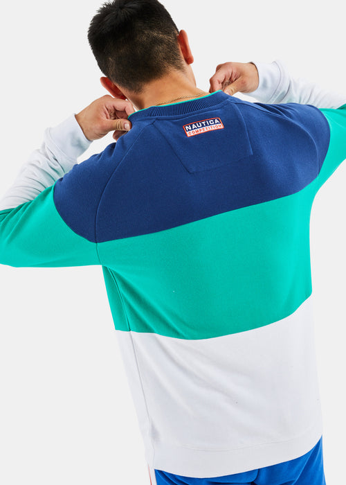 Lumber Sweater - Navy/Green