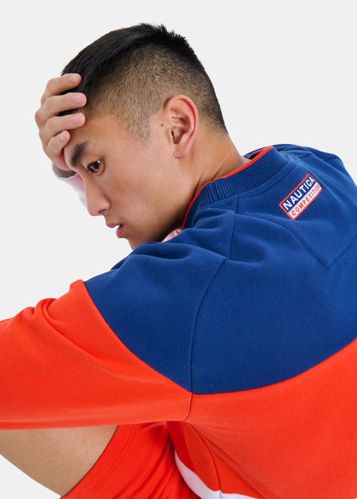 Lumber Sweater - Red/Navy