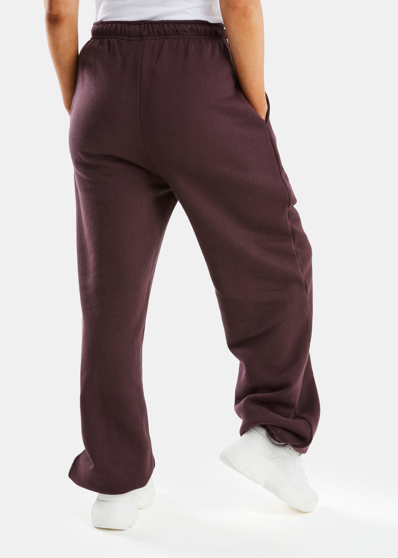 Alberta Oversized Jog Pant - Burgundy