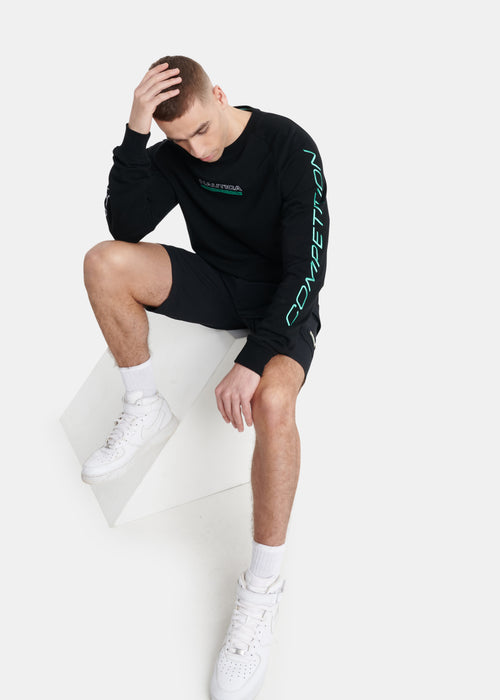 Goliath 9.5" Fleece Short - Black