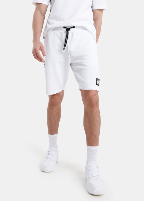 Gobblar 9.5" Fleece Short - White