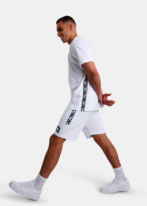 Gobblar 9.5" Fleece Short - White