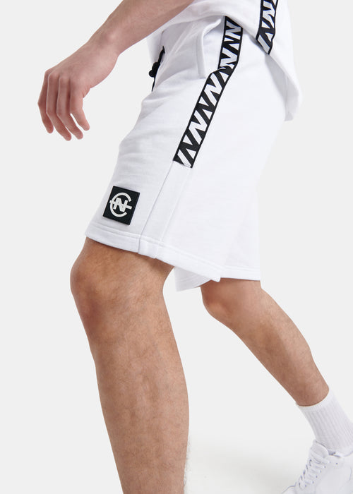 Gobblar 9.5" Fleece Short - White