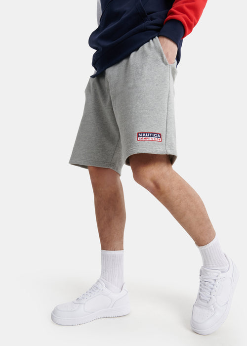 Brummer 9.5" Fleece Short - Grey Marl