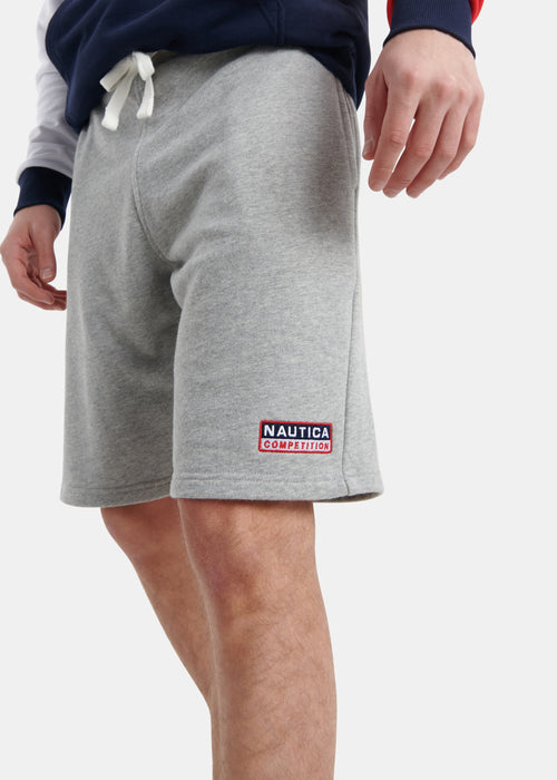 Brummer 9.5" Fleece Short - Grey Marl