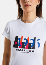Load image into Gallery viewer, Nautica Competition Sierra T-Shirt - White - Detail