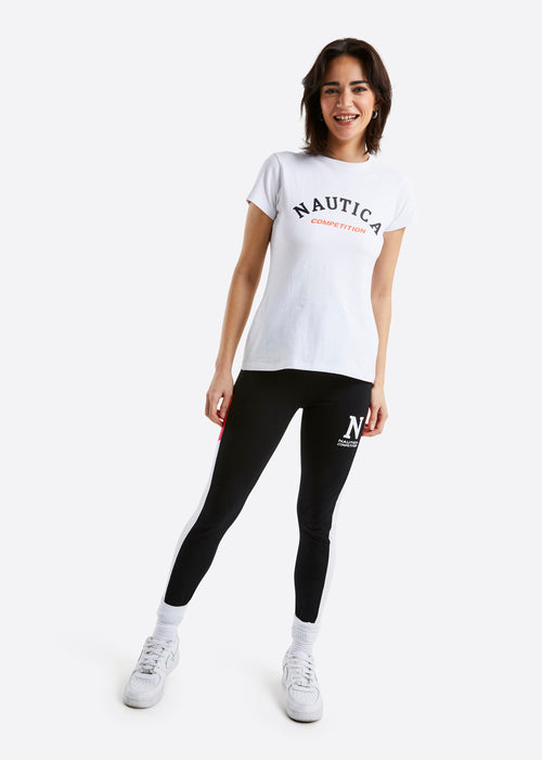 Nautica Competition Parker T-Shirt - White - Full Body