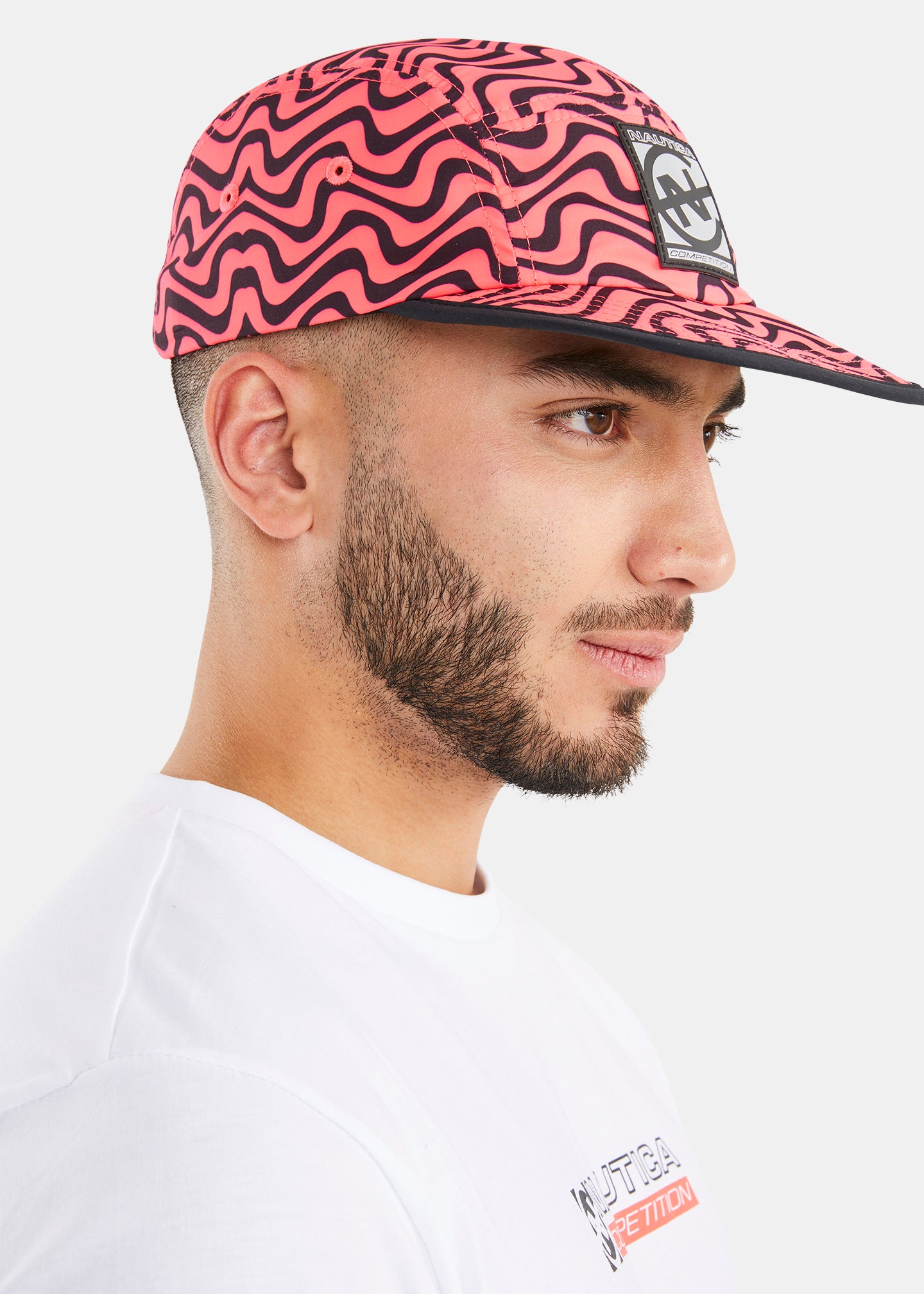 Hatch Snapback Cap Dark Neon Pink Nautica