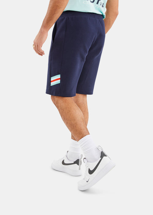 Agiou 9.5" Fleece Short - Dark Navy