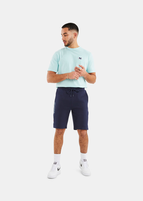Agiou 9.5" Fleece Short - Dark Navy