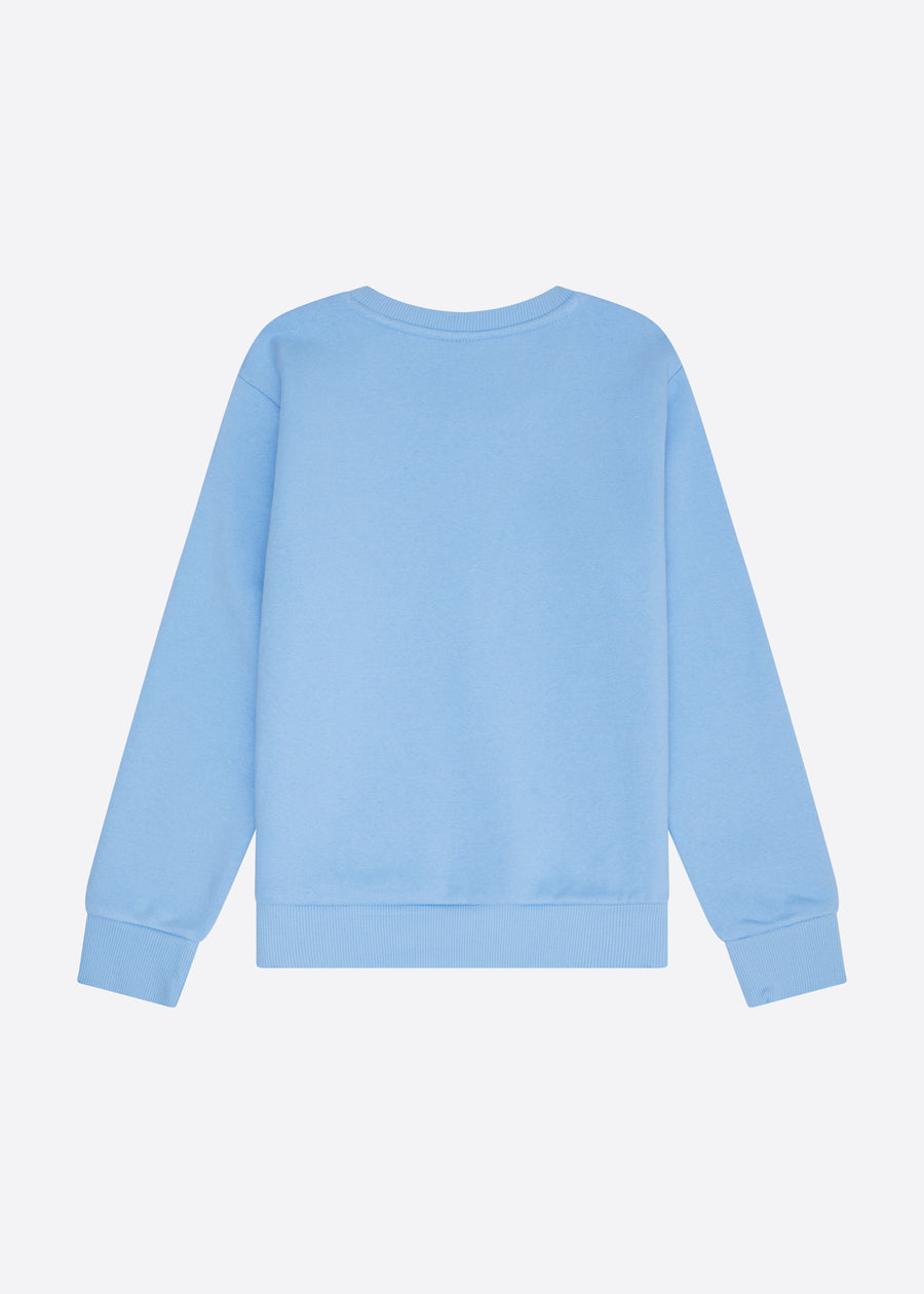 Ruby Sweatshirt - Pale Blue