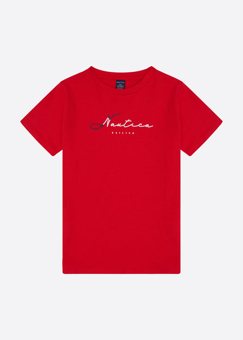 Poppy T-Shirt (Junior) - True Red