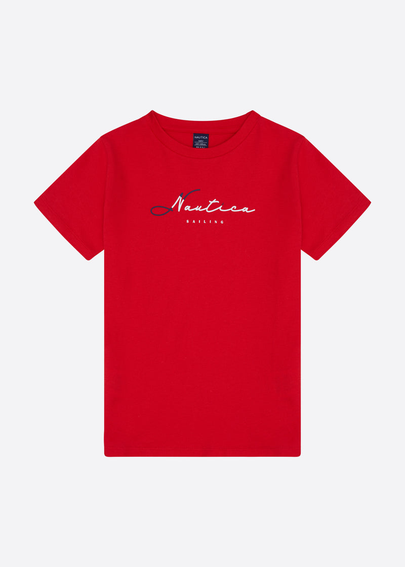 Poppy T-Shirt (Junior) - True Red