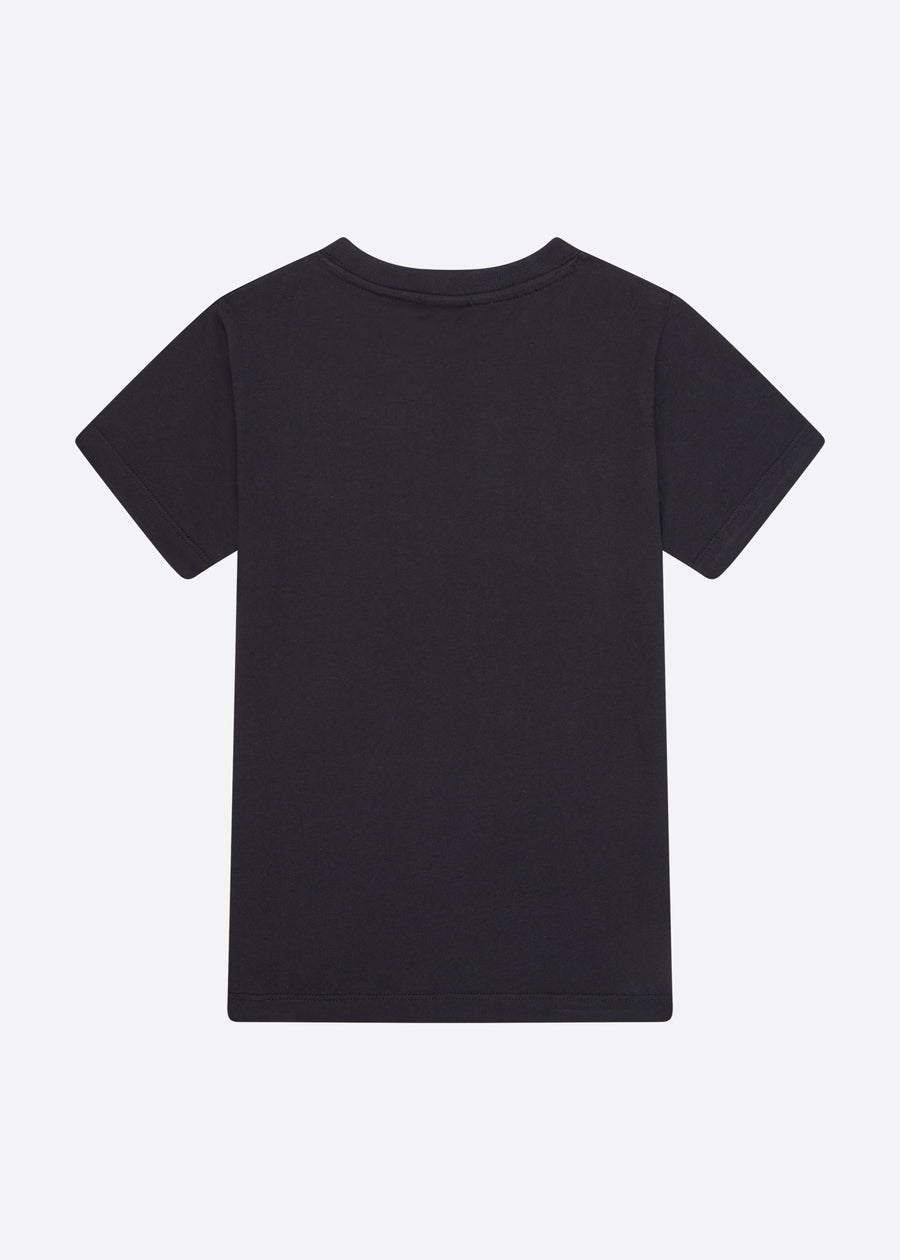 Loon T-Shirt / Fleece Short Set - Black