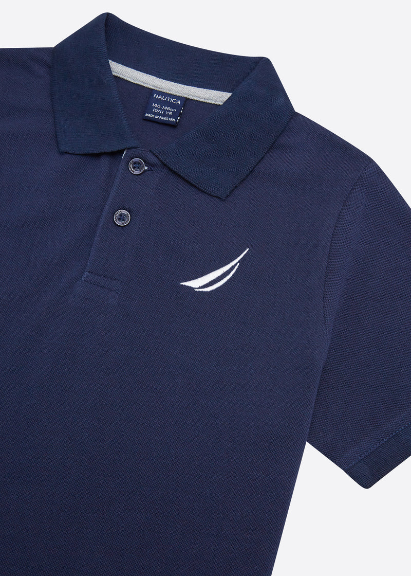 Anchor Polo Shirt - Dark Navy (Junior)
