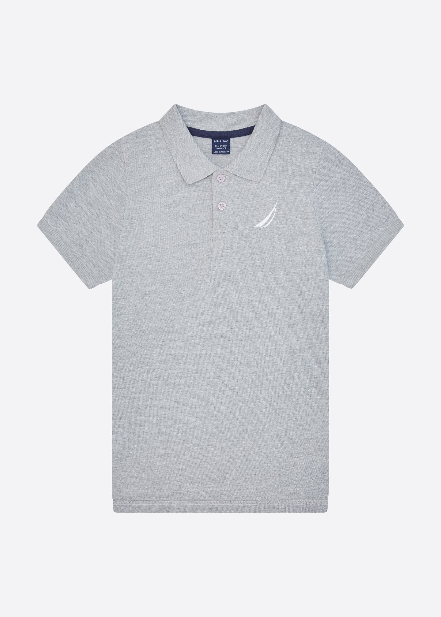 Anchor Polo Shirt - Grey Marl