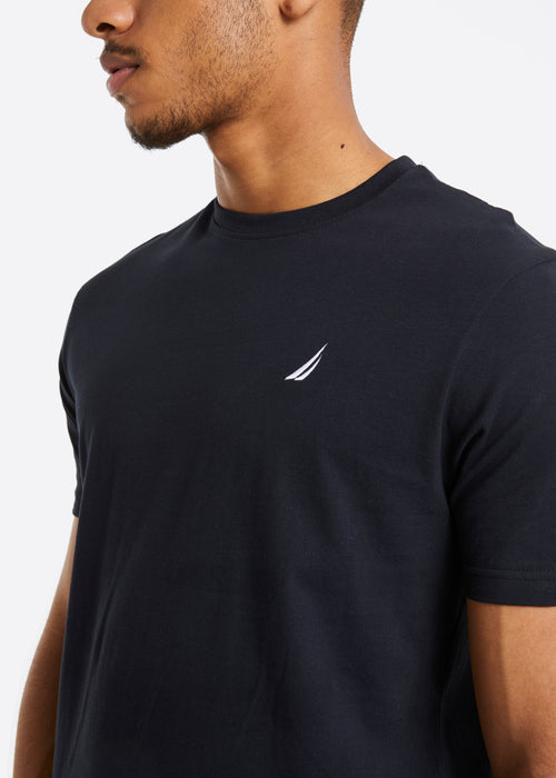 Nautica Bowen T-Shirt - Black - Detail