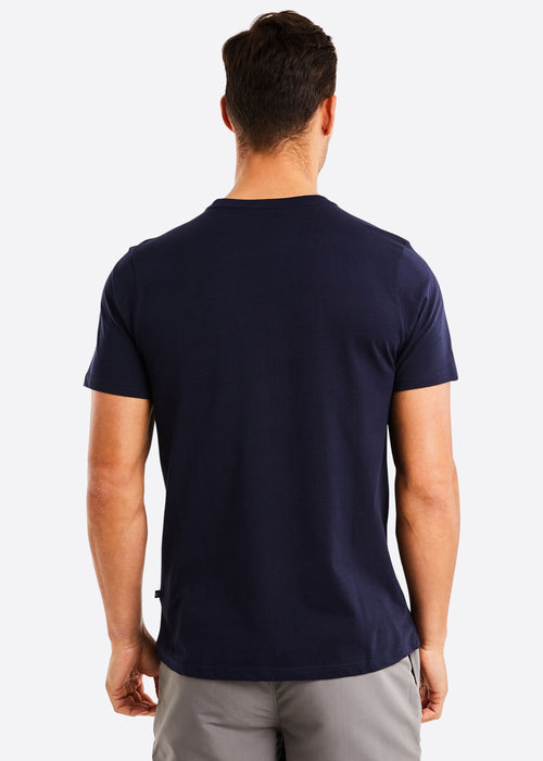 Nautica Bowen T-Shirt - Dark Navy - Back