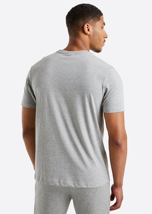Nautica Bowen T-Shirt - Grey Marl - Back