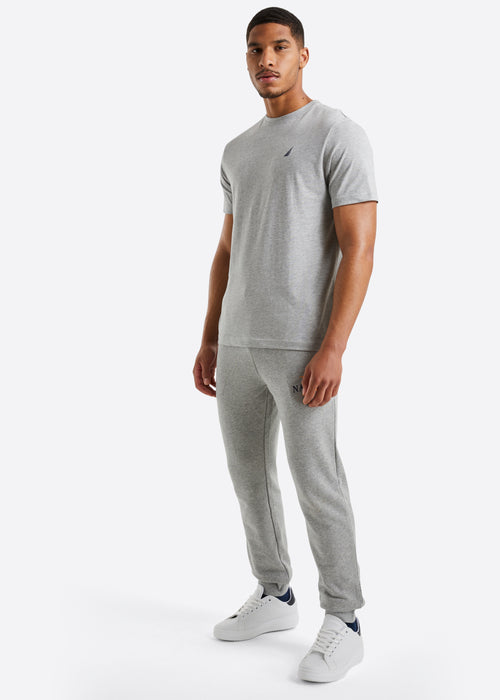 Nautica Bowen T-Shirt - Grey Marl - Full Body