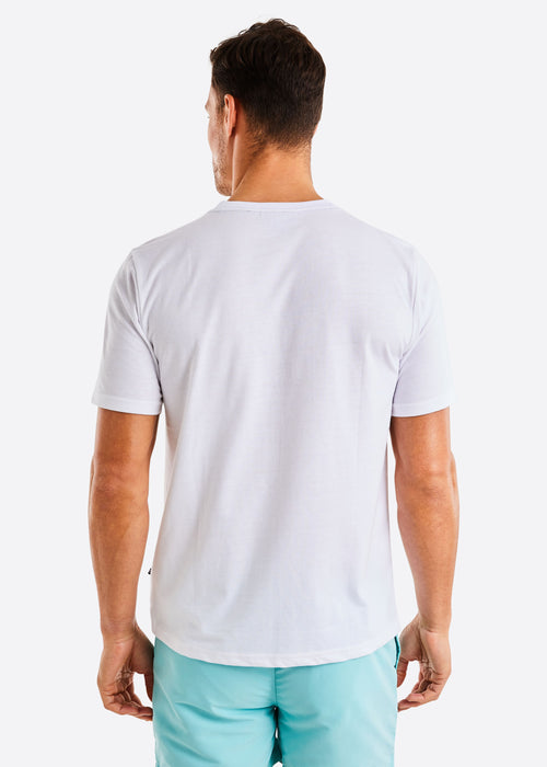 Nautica Bowen T-Shirt - White - Back