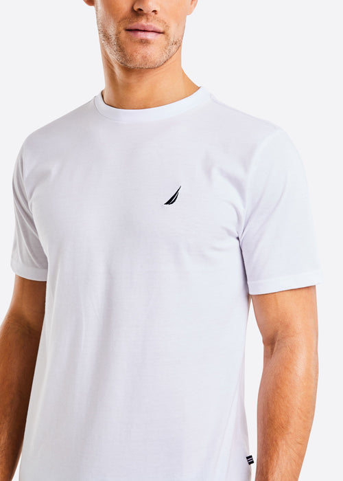 Nautica Bowen T-Shirt - White - Detail