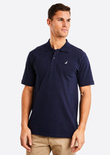 Load image into Gallery viewer, Nautica Calder Polo Shirt - Dark Navy - Front