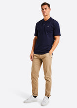 Load image into Gallery viewer, Nautica Calder Polo Shirt - Dark Navy - Full Body