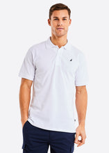 Load image into Gallery viewer, Nautica Calder Polo Shirt - White - Front