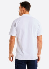 Load image into Gallery viewer, Nautica Calder Polo Shirt - White - Back