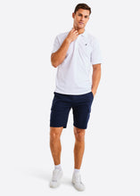 Load image into Gallery viewer, Nautica Calder Polo Shirt - White - Full Body