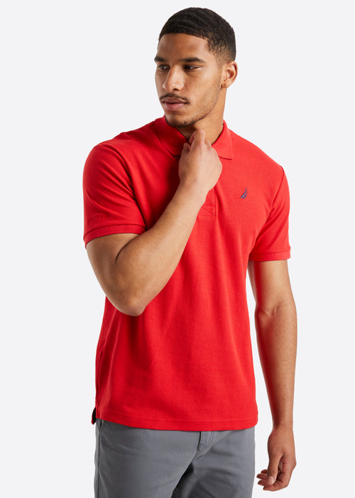 Calder Polo Shirt - True Red