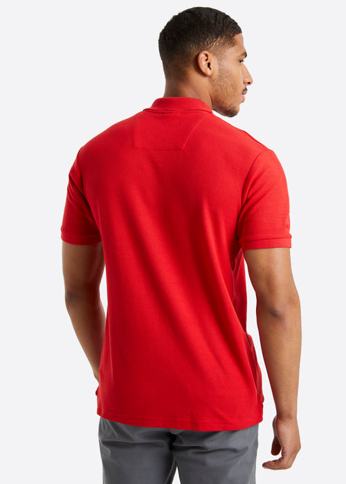 Calder Polo Shirt - True Red