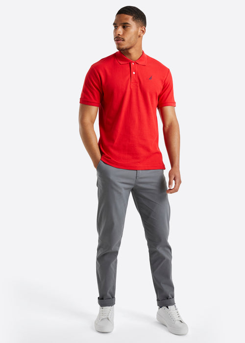 Calder Polo Shirt - True Red