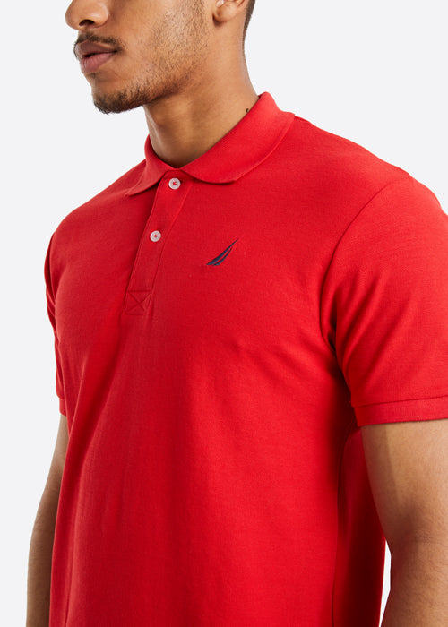Calder Polo Shirt - True Red