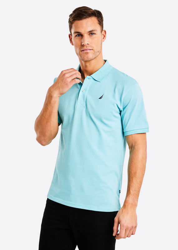 Calder Big & Tall Polo Shirt - Aqua