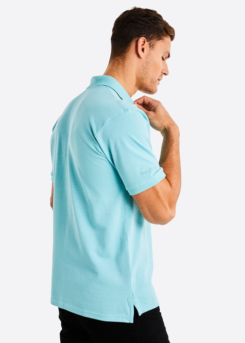 Calder Big & Tall Polo Shirt - Aqua