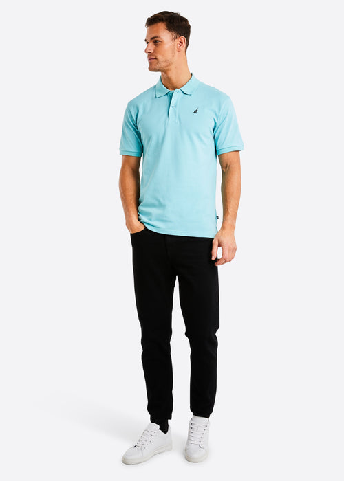 Calder Polo Shirt - Aqua