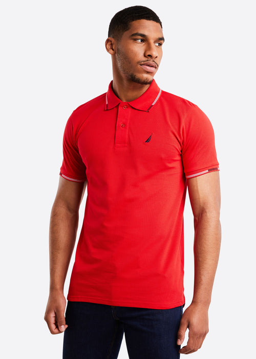 Locke Polo Shirt - True Red