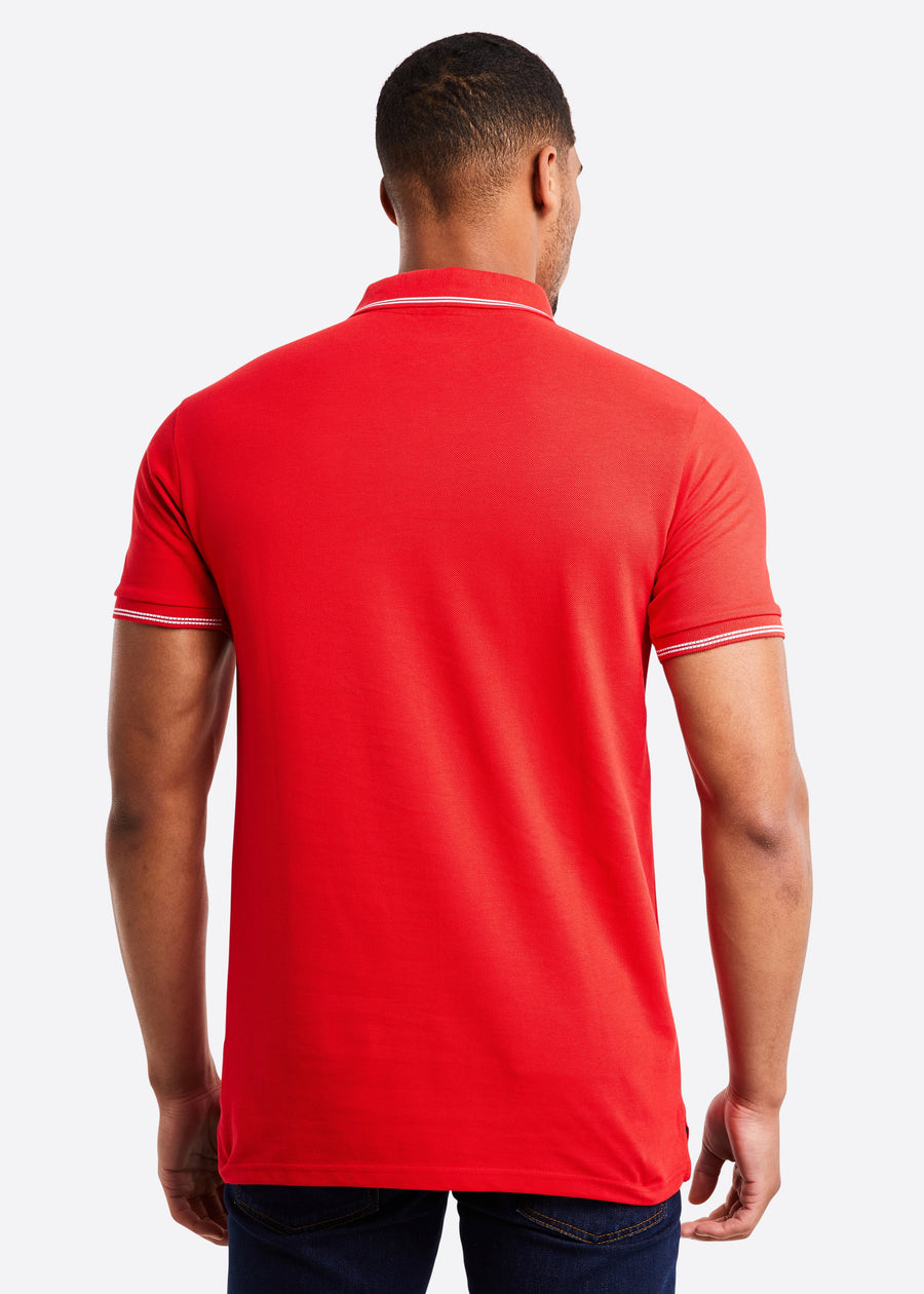 Locke Polo Shirt - True Red