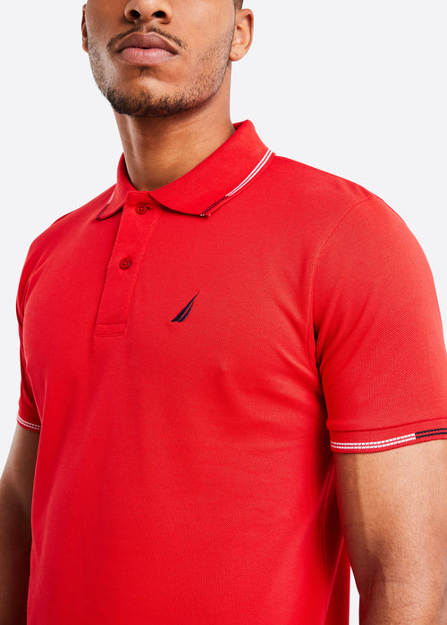 Locke Polo Shirt - True Red