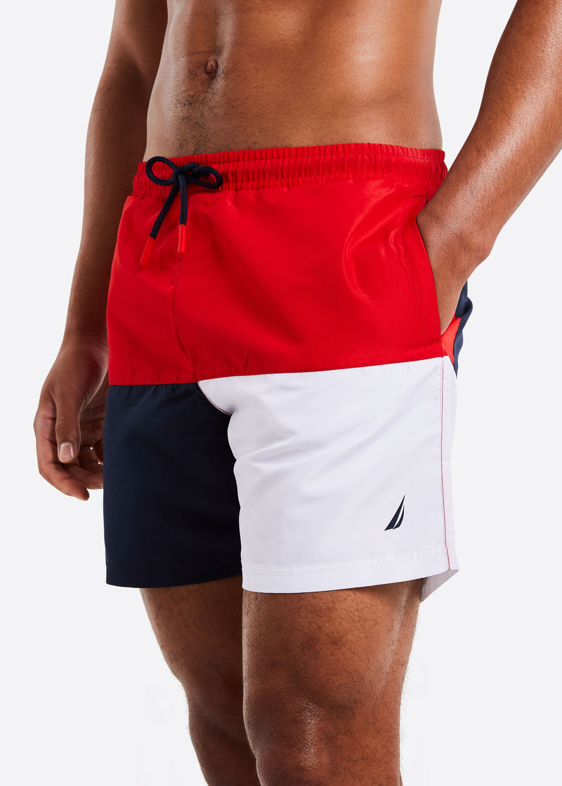 Harlequin 6" Swim Short - True Red