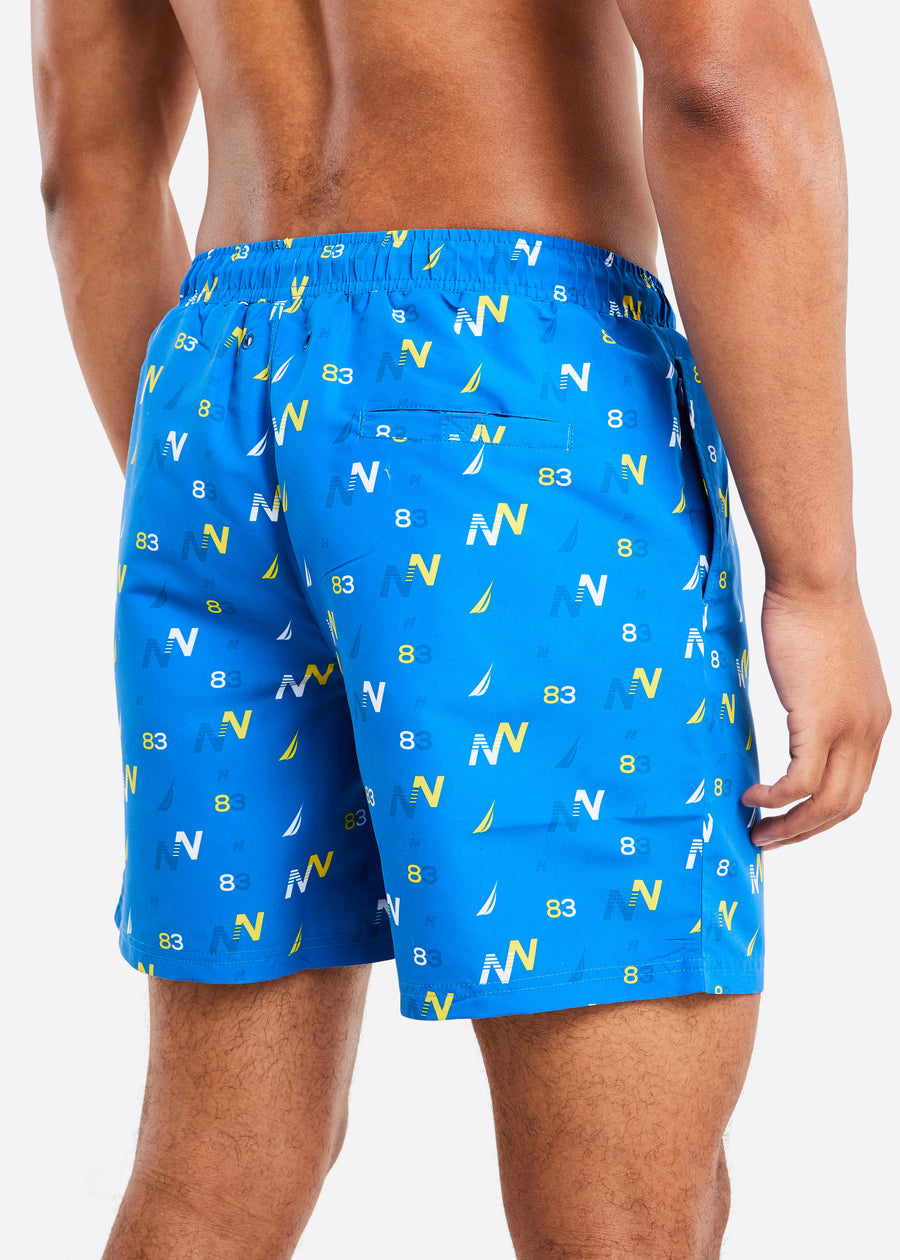 Harvey 6" Swim Short - Blue