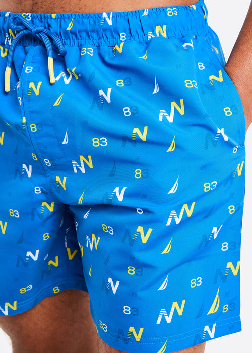Harvey 6" Swim Short - Blue