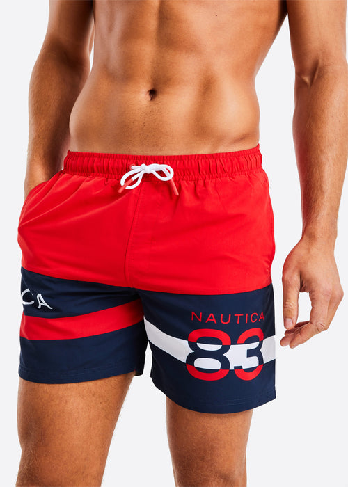 Ridley 6" Swim Short - True Red