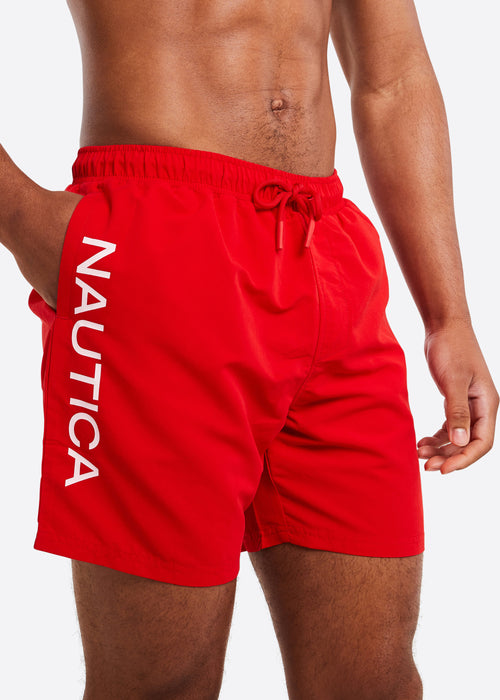 Samson Swim Short 6" - True Red