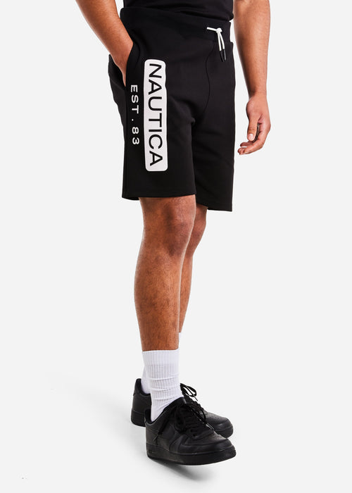 Hampton 7.5" Fleece Short - Black
