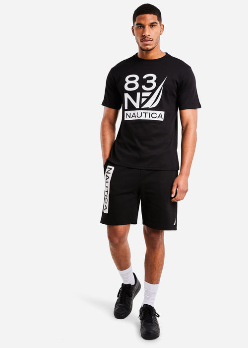 Hampton 7.5" Fleece Short - Black