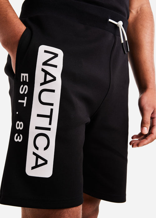Hampton 7.5" Fleece Short - Black